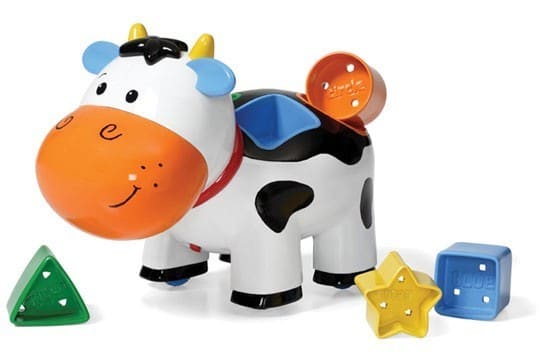 Infantino - Colours and Shapes Moover Cow