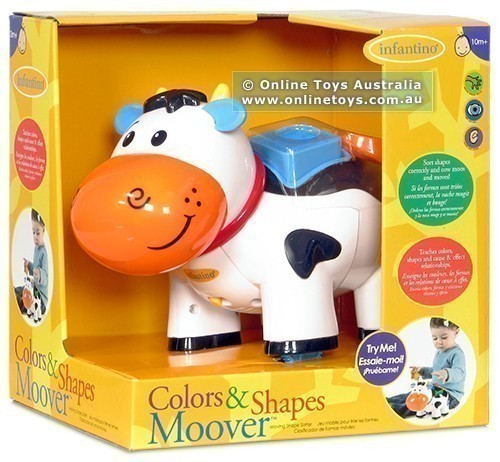 Infantino - Colours and Shapes Moover Cow