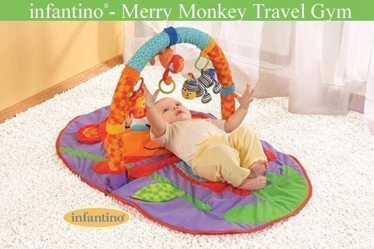 Infantino - Merry Monkey Travel Gym
