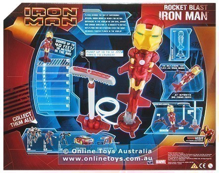 Iron Man - Rocket Blast - Back