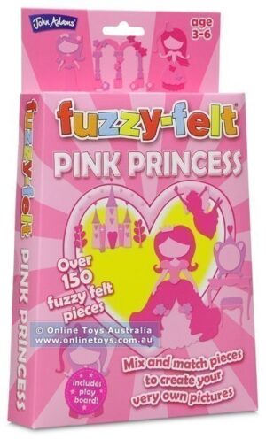 John Adams - Fuzzy Felt - Pink Princess