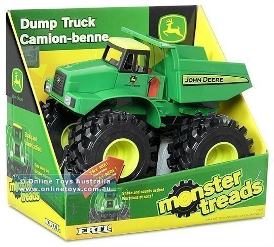 John Deere Monster Treads 23cm Shake and Sounds Dump Truck