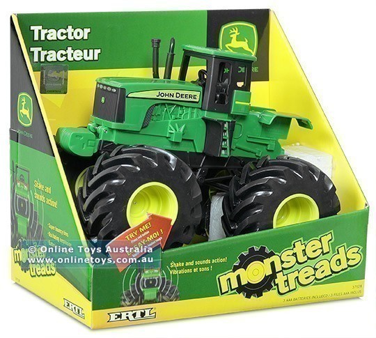 John Deere - Monster Treads - 23cm Shake and Sounds Tractor