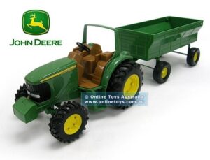 John Deere - Tractor with Green Wagon