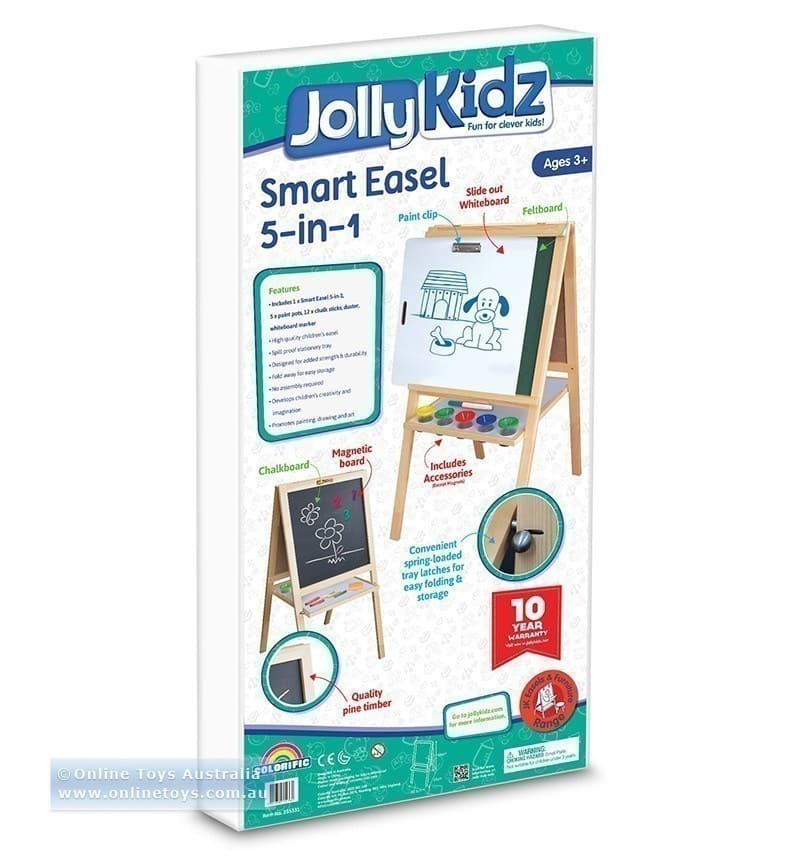 Jolly Kidz - 5-In-1 Smart Easel