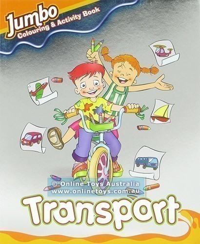 Jumbo Colouring and Activity Book - Transport