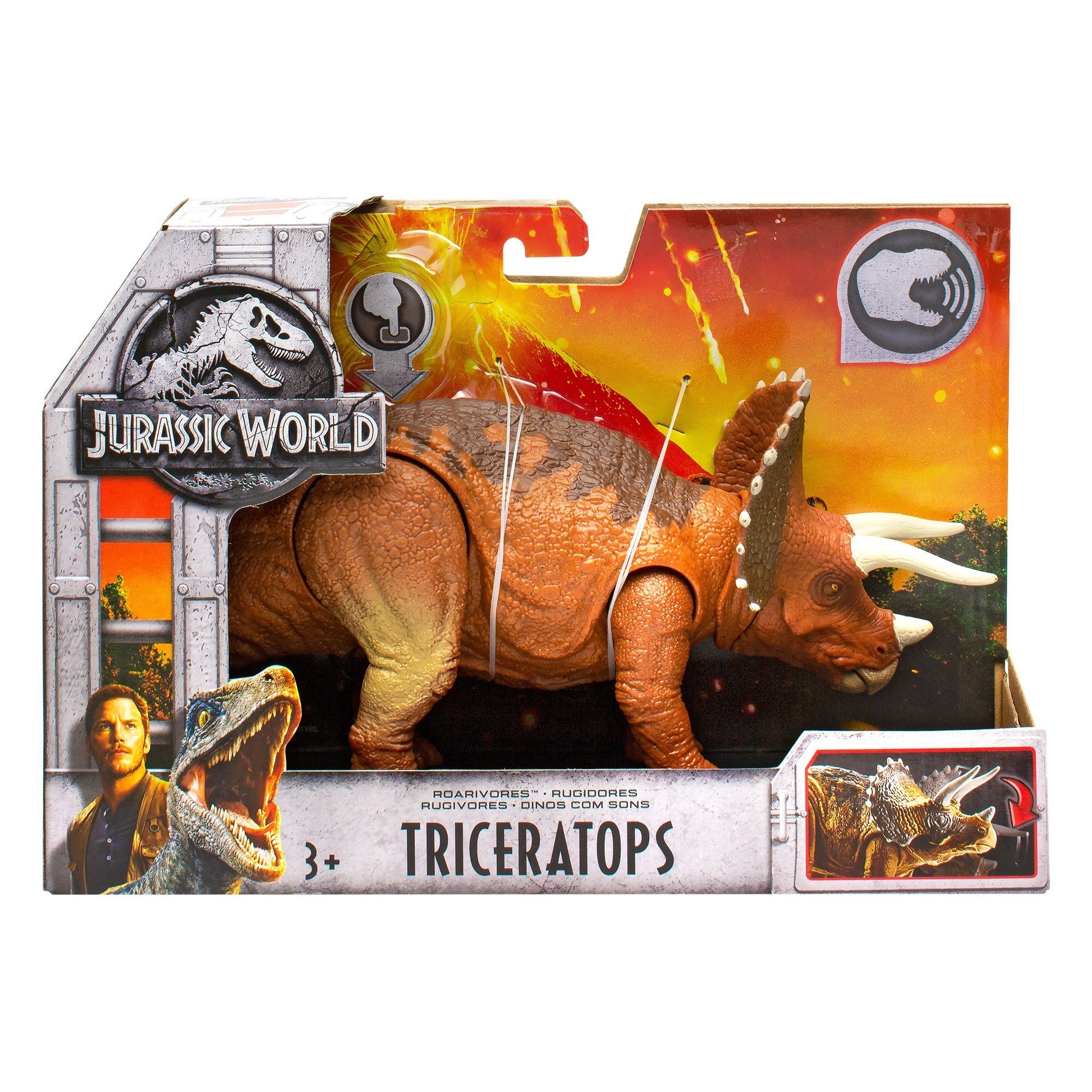 Jurassic World - Roarivores Dinosaurs - Triceratops