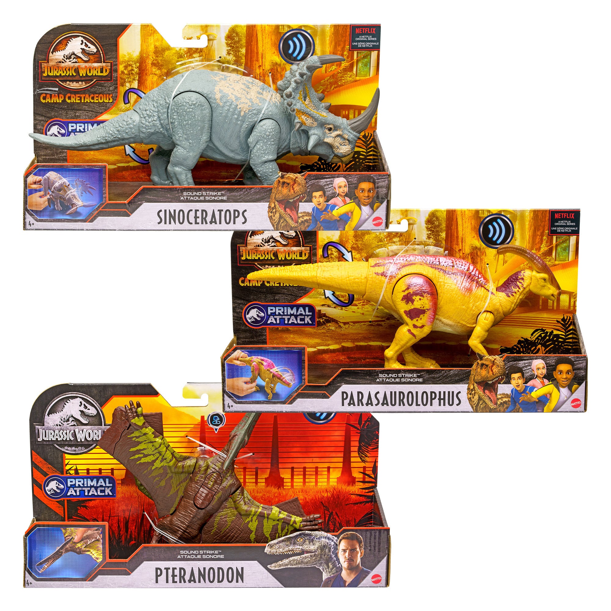 Jurassic World - Sound Strike Dinosaurs Assortment