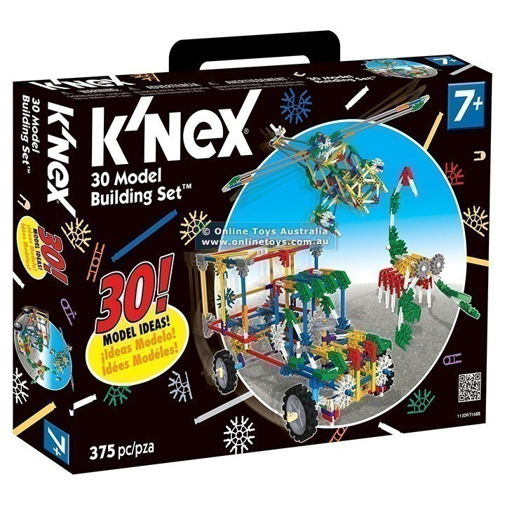 K'Nex 30 Model Building Set - 375 Pieces