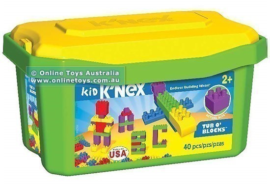 K'Nex 40-Piece Tub O' Blocks