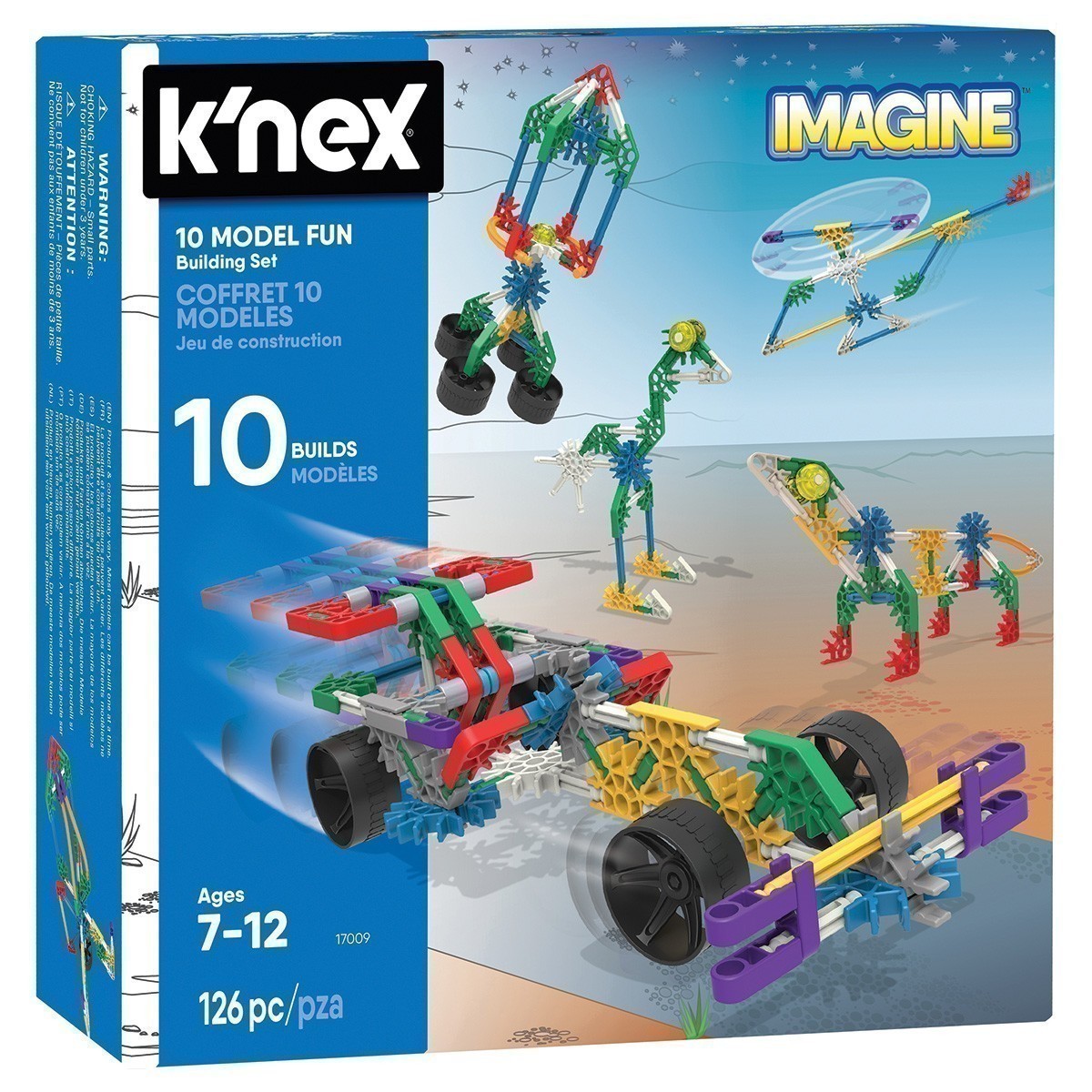 K'Nex Imagine 10 Model Fun Building Set