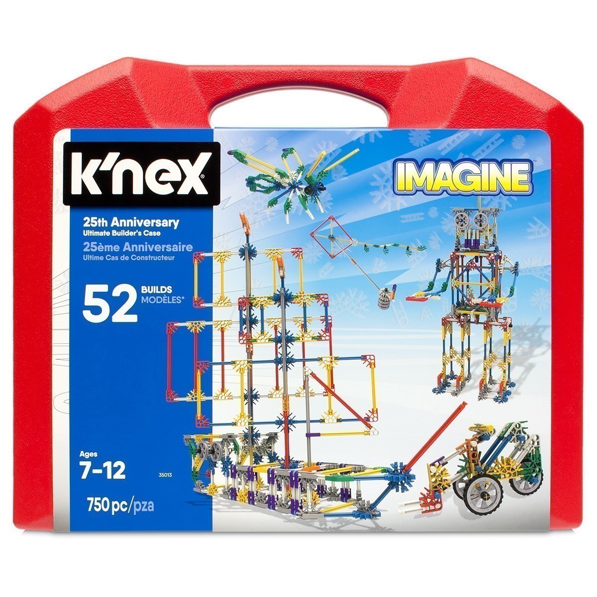 K'Nex Imagine - 25th Anniversary 52 Model Ultimate Builder's Case