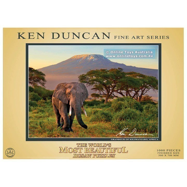 Ken Duncan - The Worlds Most Beautiful Jigsaw Puzzle 1000 Pieces - Grandeur of Kilimanjaro