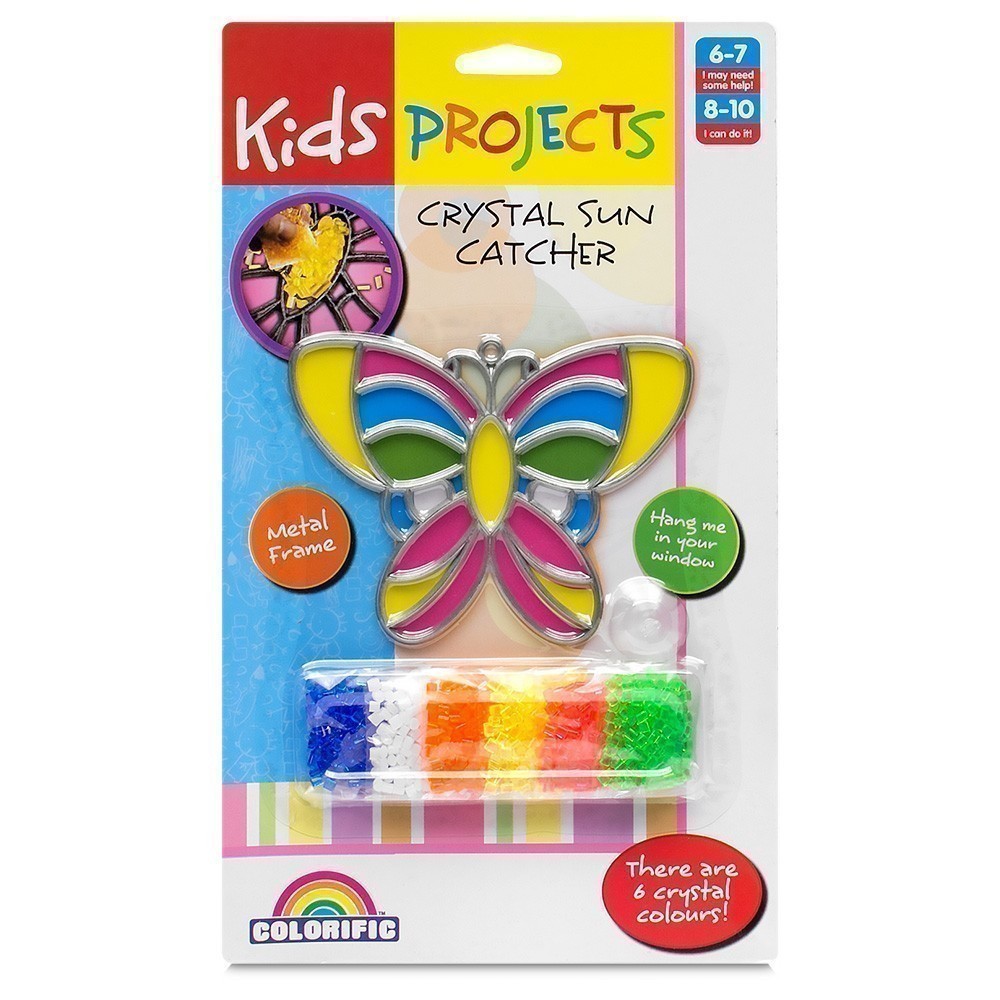 Kids Projects - Crystal Sun Catcher - Butterfly