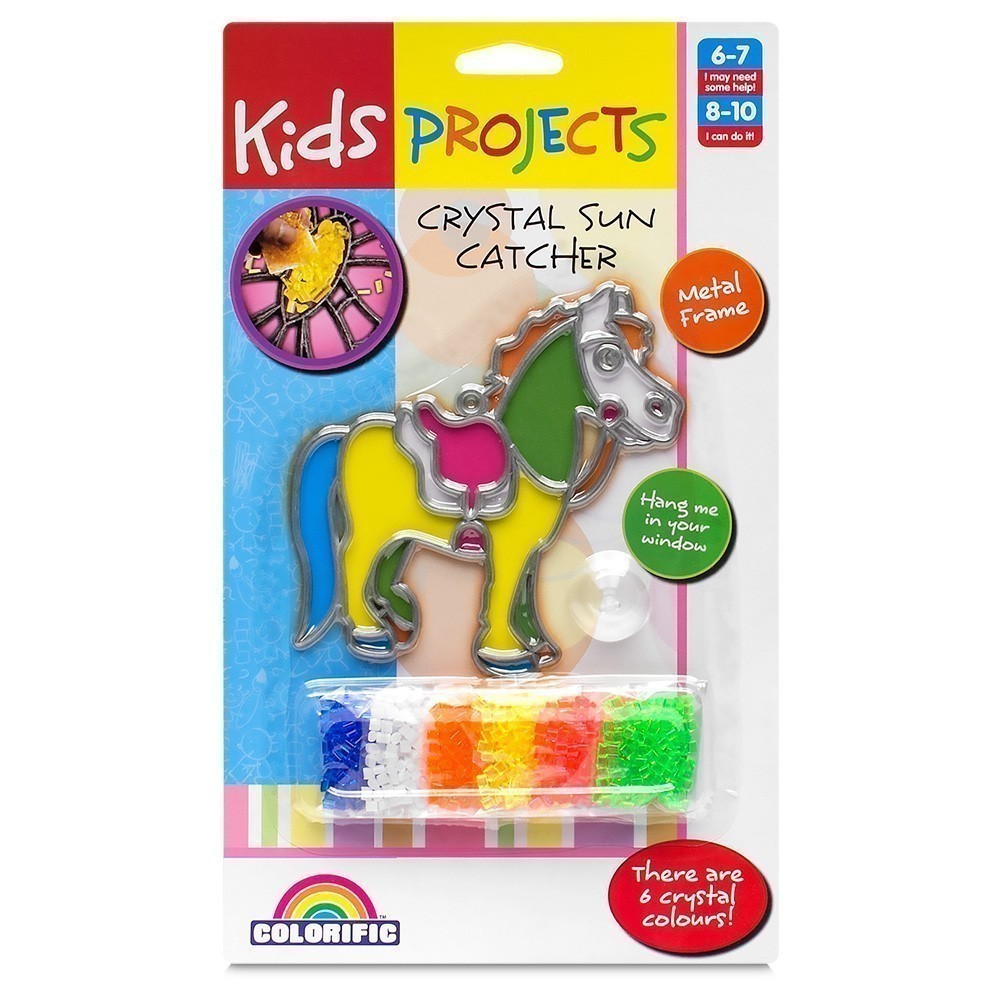 Kids Projects - Crystal Sun Catcher - Pony