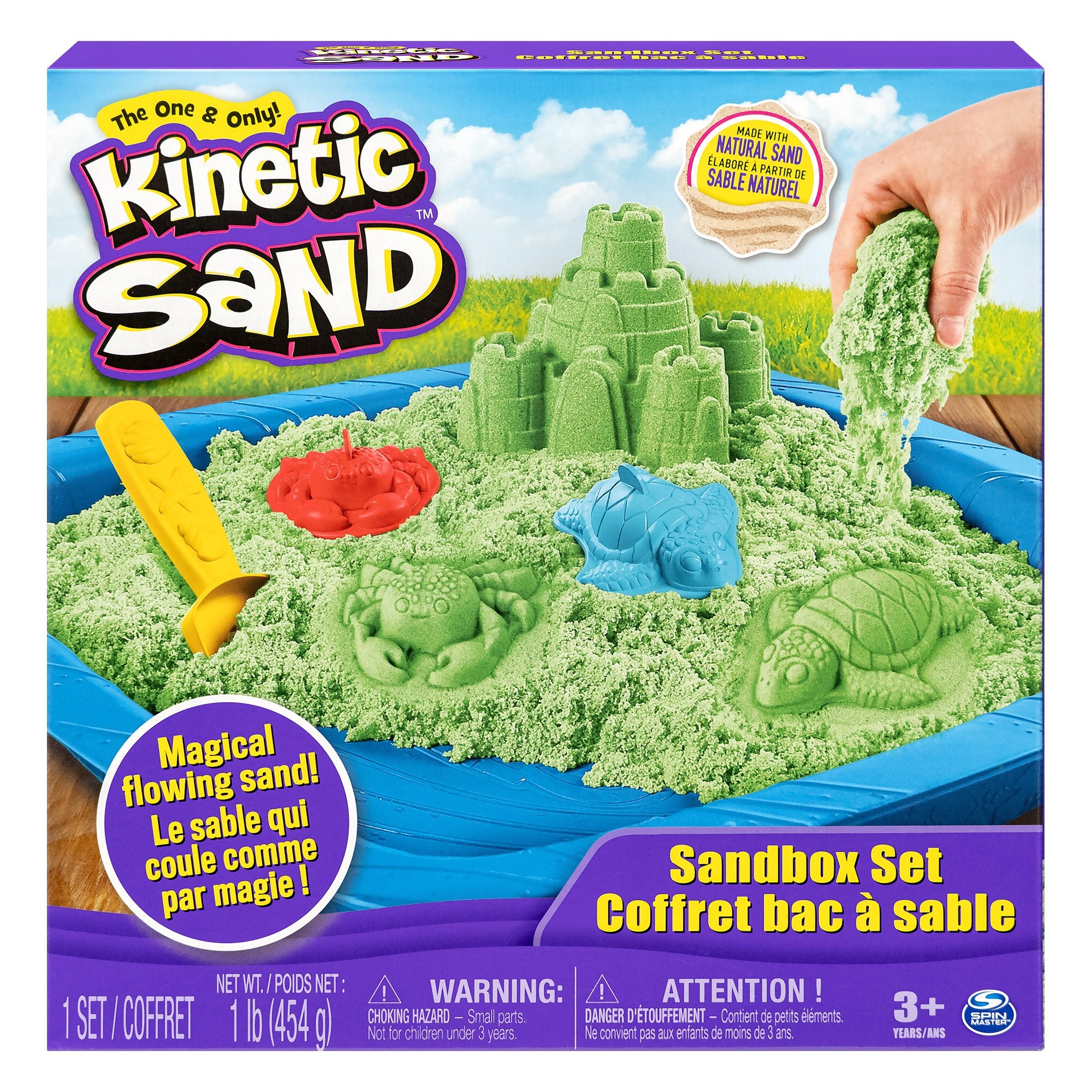 Kinetic Sand - Sandbox Set - Green