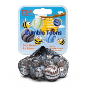 King Marbles - 16mm Glass Marbles - Bumble Toons