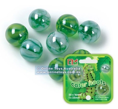 King Marbles - 16mm Glass Marbles - Cater Hoots
