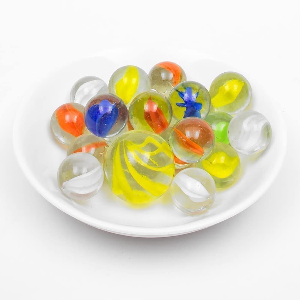 King Marbles - 16mm Glass Marbles - Dinky Kink
