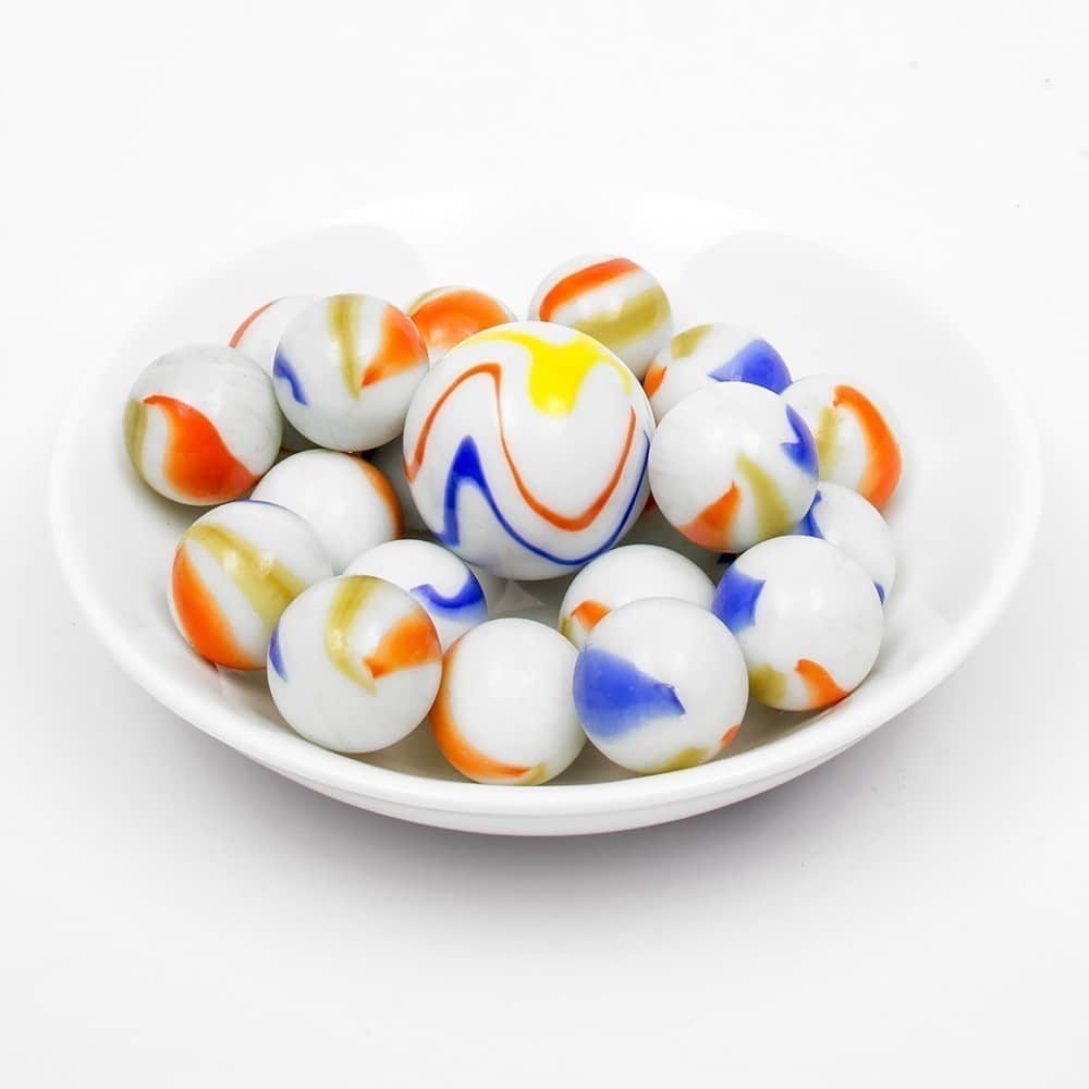 King Marbles - 16mm Glass Marbles - Goldfish
