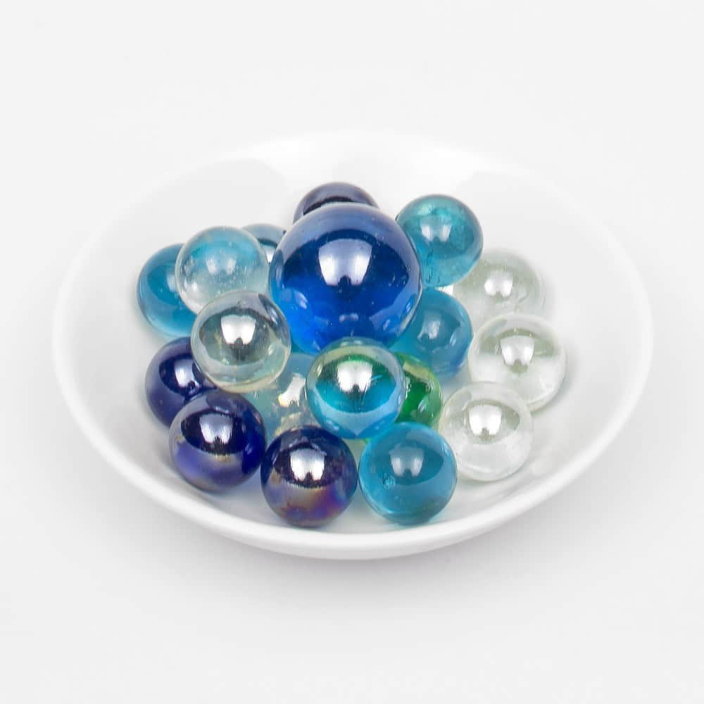 King Marbles - 16mm Glass Marbles - Pearly Queens