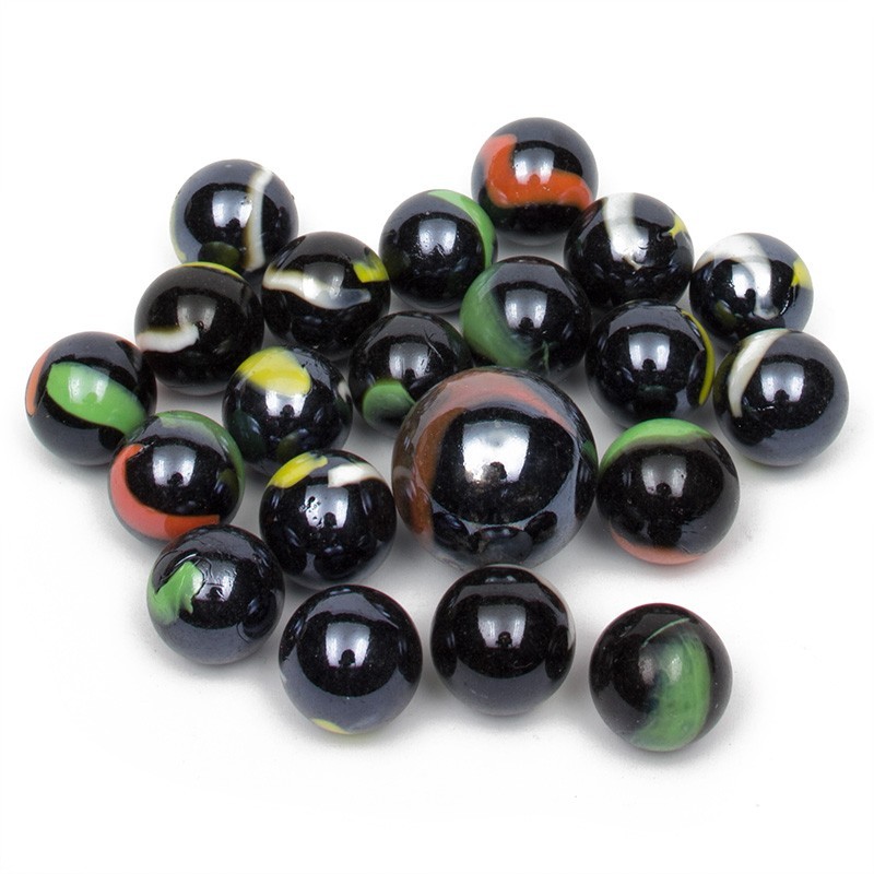 King Marbles - 16mm Glass Marbles - Spazzy Ray