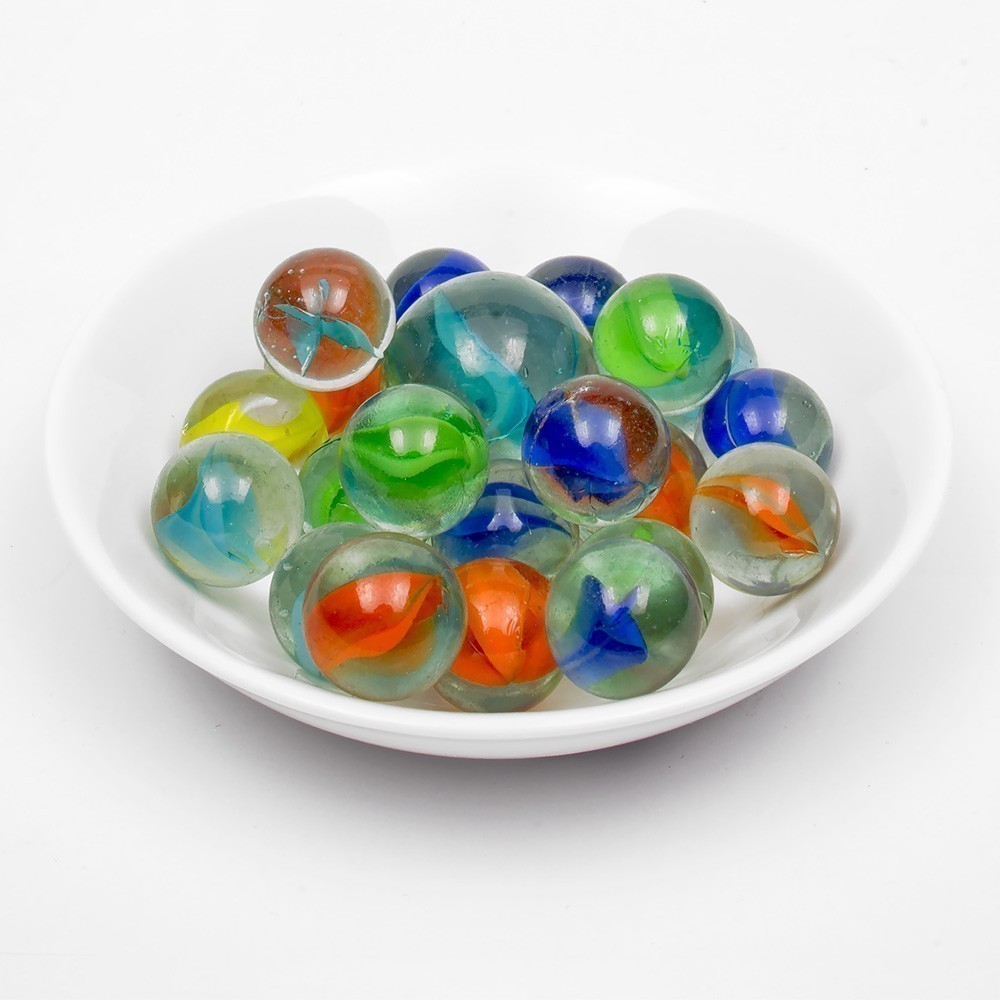 King Marbles - 16mm Glass Marbles - Star Fish