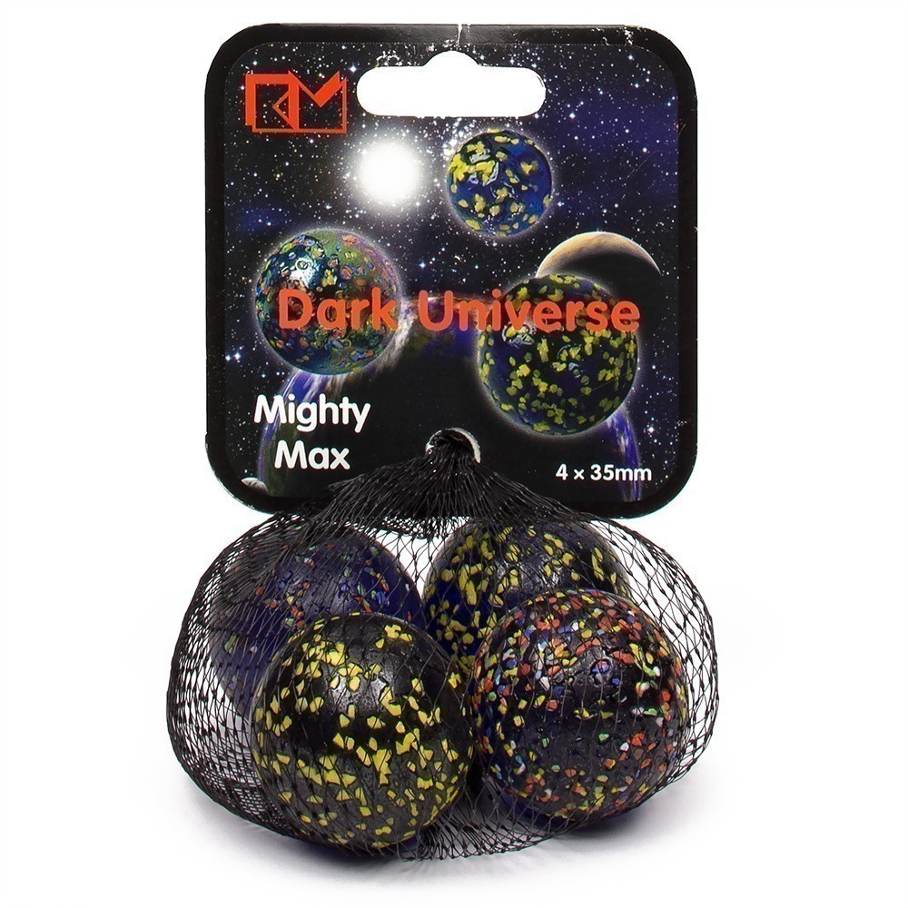 King Marbles - 35mm Glass Marbles - Dark Universe