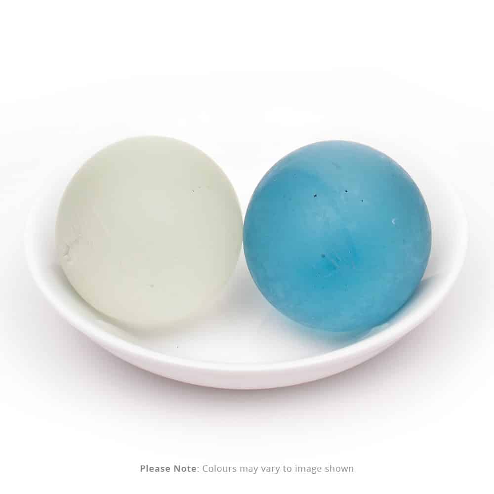 King Marbles - 45mm Glass Marbles - Ice Frosties