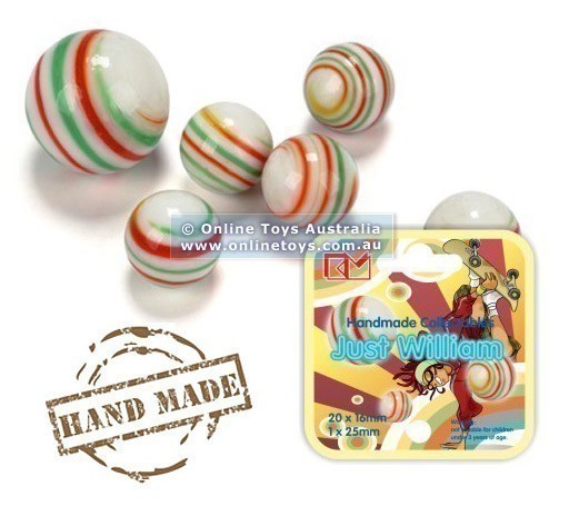 King Marbles - Hand-Made 16mm Glass Marbles - Just William