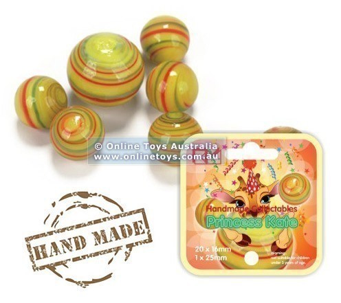 King Marbles - Hand-Made 16mm Glass Marbles - Princess Kate