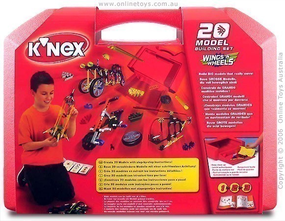 KNex 20 Model Building Set - Back