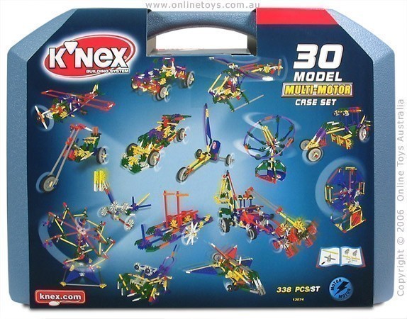 KNex 30 Model Multi-Motor Case Set - Back