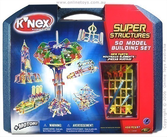 KNex 50 Model Super Structures Building Set