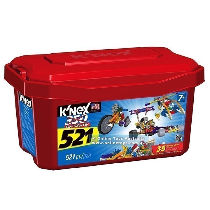 KNex 521-Piece Super Value Tub