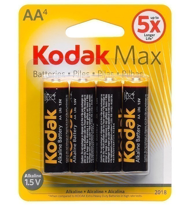 Kodak - Kodak Max Battery Pack - 4 X AA Alkaline