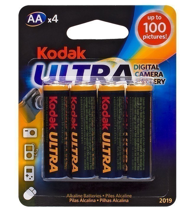 Kodak - Ultra Digital Battery Pack - 4 X AA Alkaline
