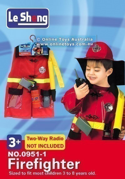 Le Sheng - Firefighter Play Set and Costume