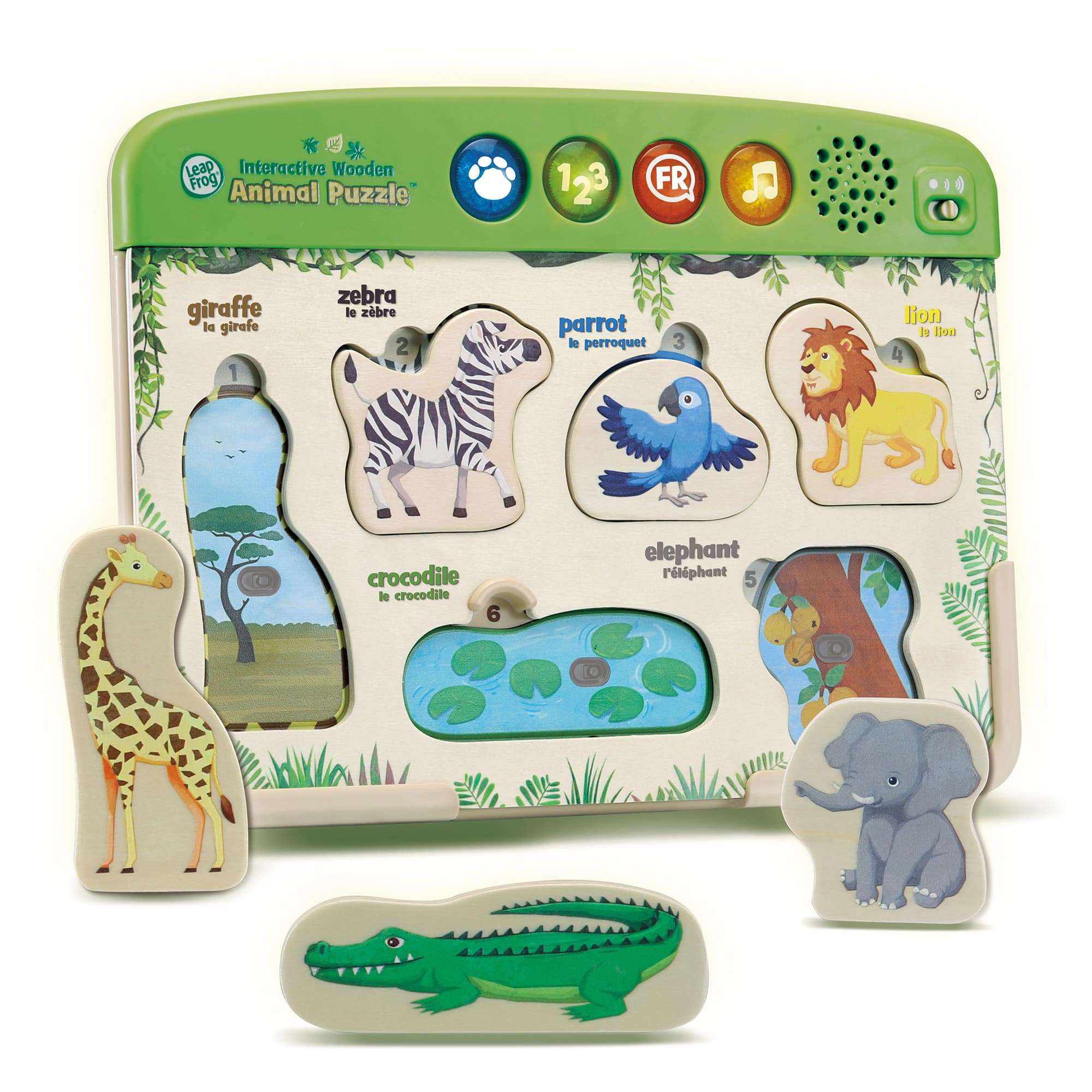 LeapFrog - Interactive Wooden Animal Puzzle