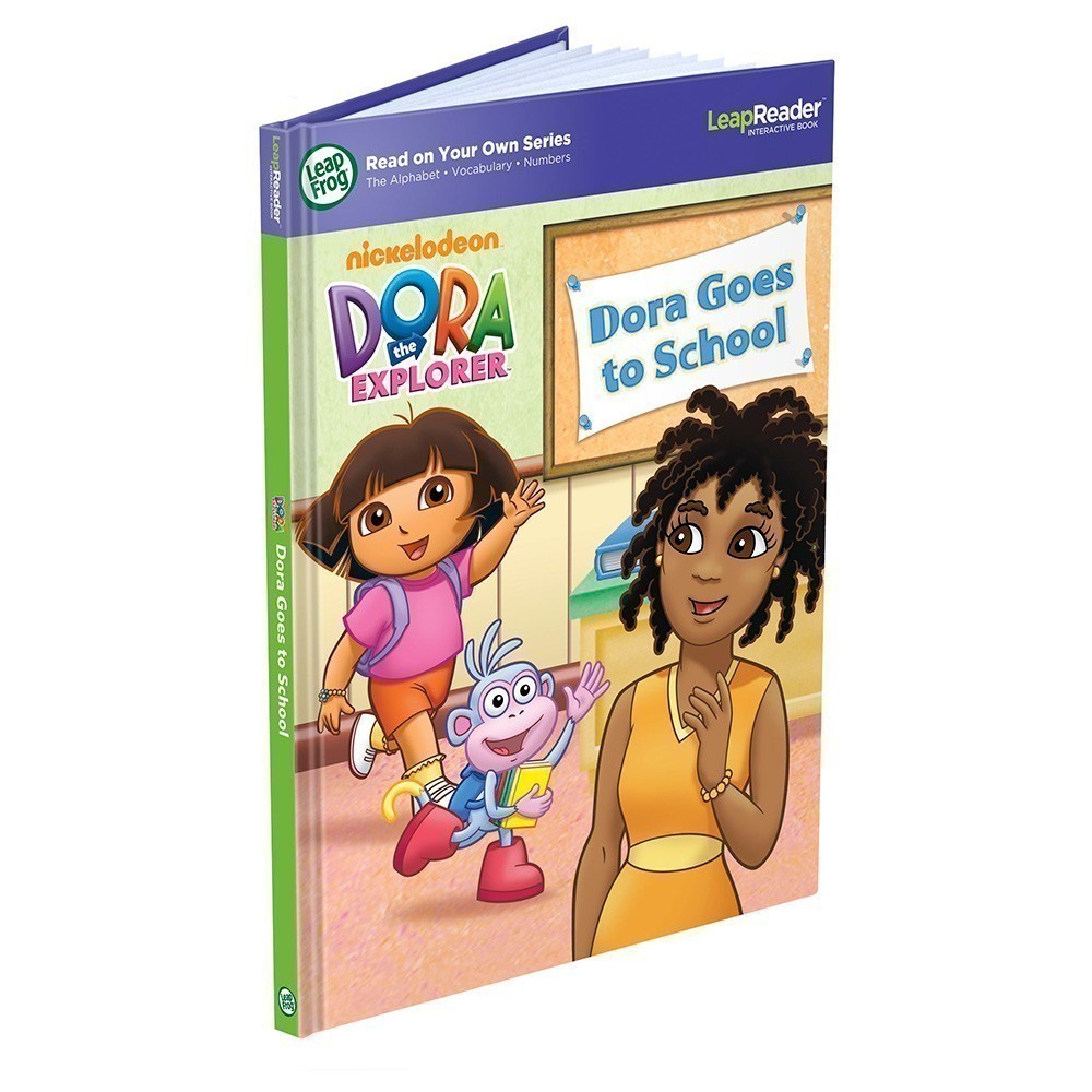 LeapFrog - LeapReader Interactive Book - Dora Goes To School