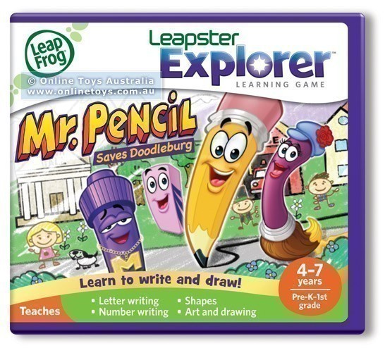 LeapFrog - Leapster Explorer - Mr Pencil Learning Game