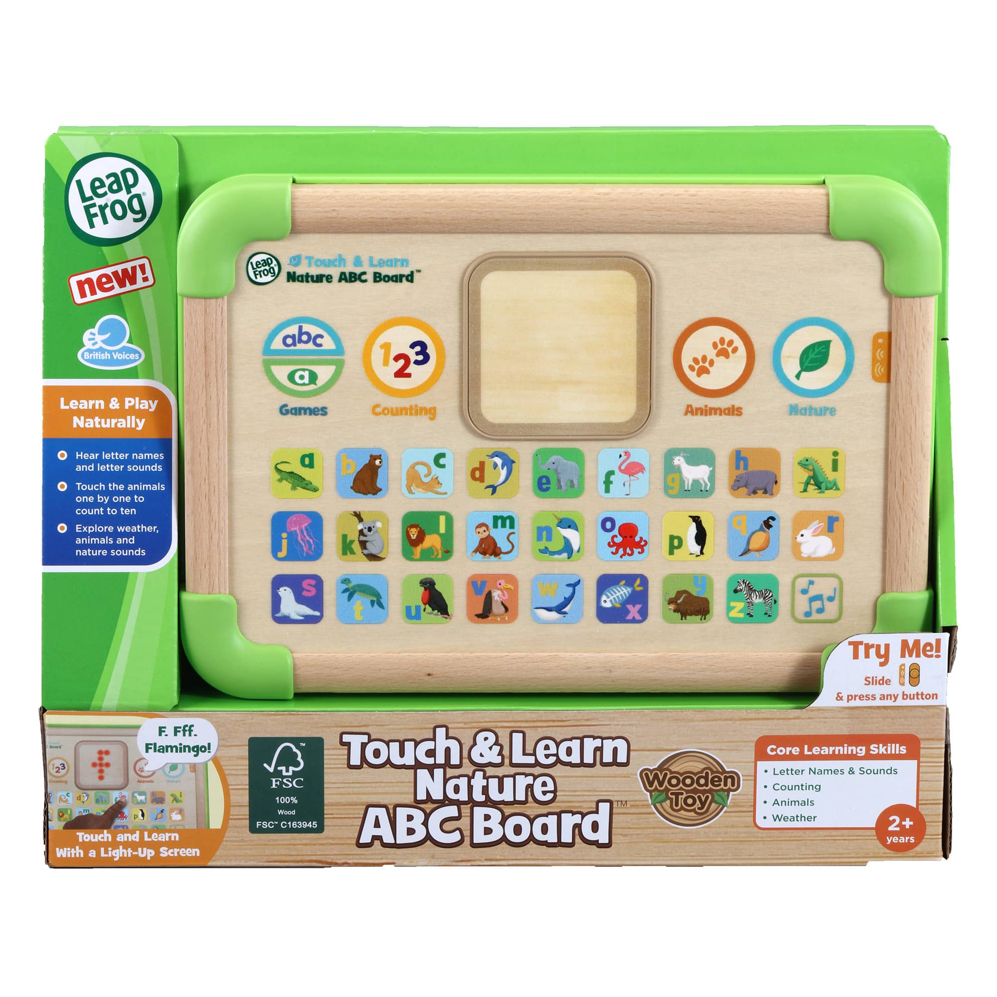 LeapFrog - Touch & Learn Nature ABC Board