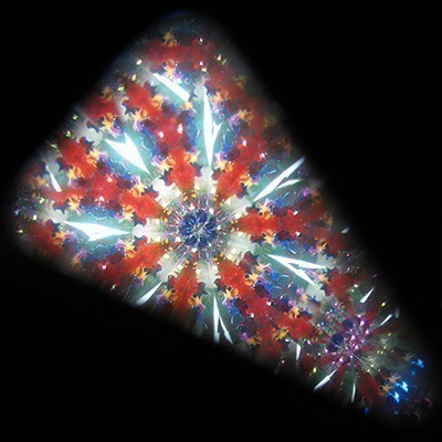 LED Kaleidoscope - A typical view inside