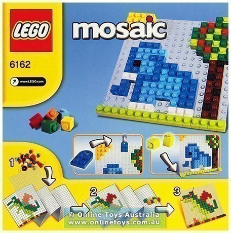 LEGO 6162 Mosaic - Back of box