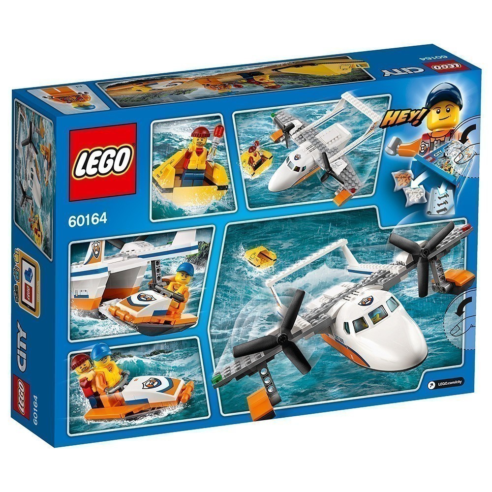 LEGO City 60164 - Sea Rescue Plane
