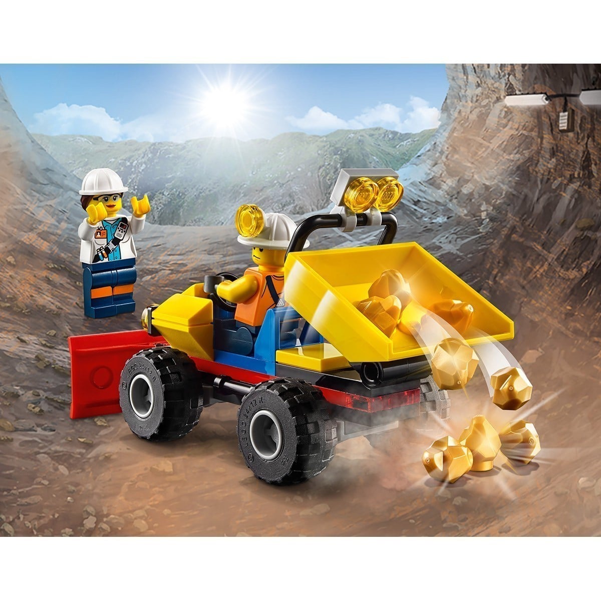 LEGO® City - 60186 Mining Heavy Driller
