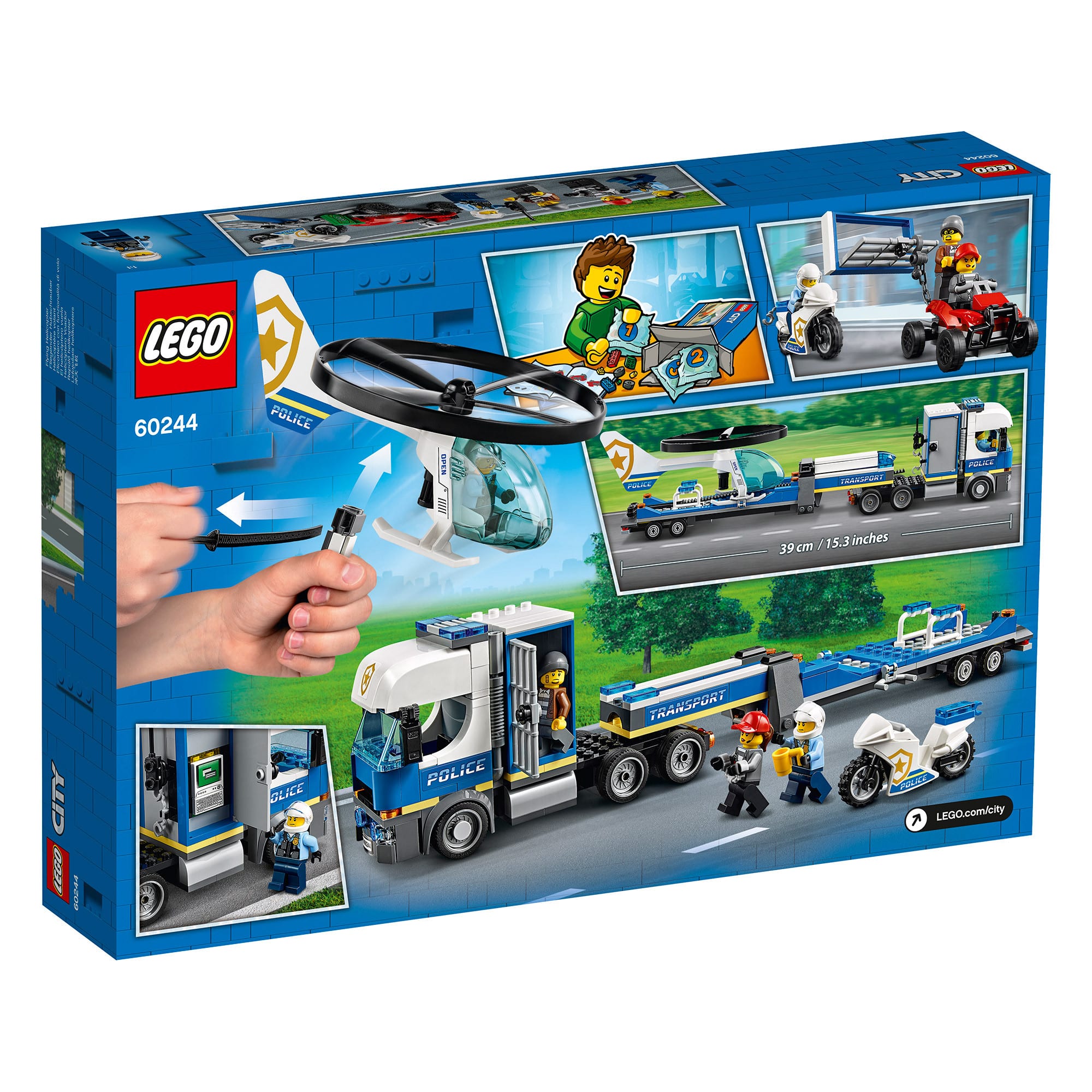 LEGO City - Police - 60244 Police Helicopter Transport