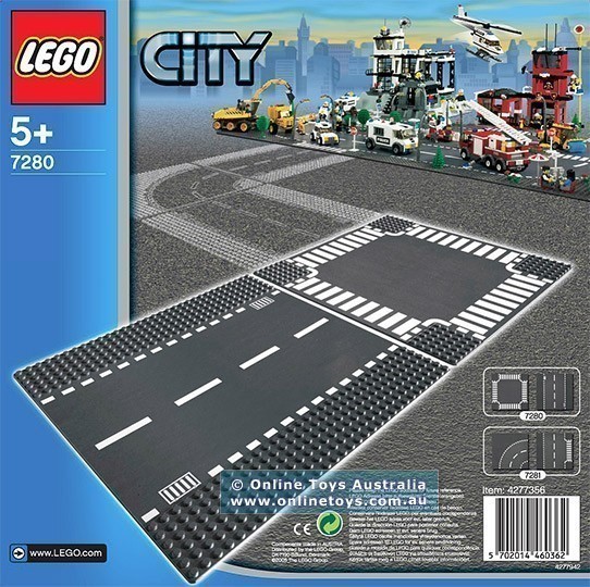 LEGO® City - Transport - 7280 Straight and Crossroad Plates