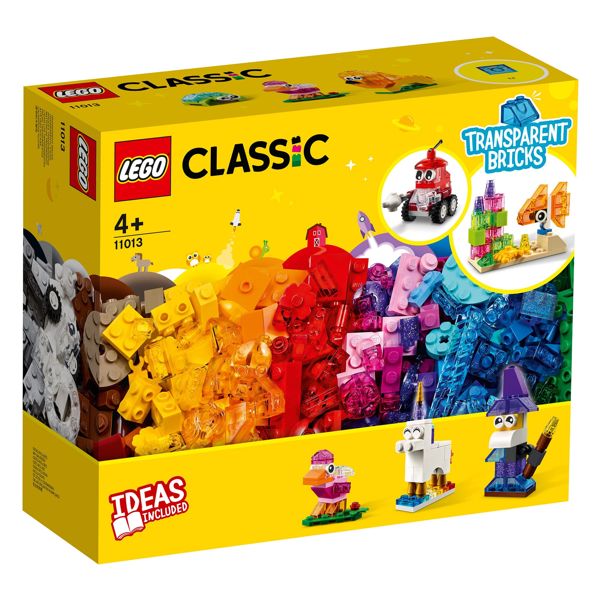 LEGO Classic 11013 - Transparent Bricks