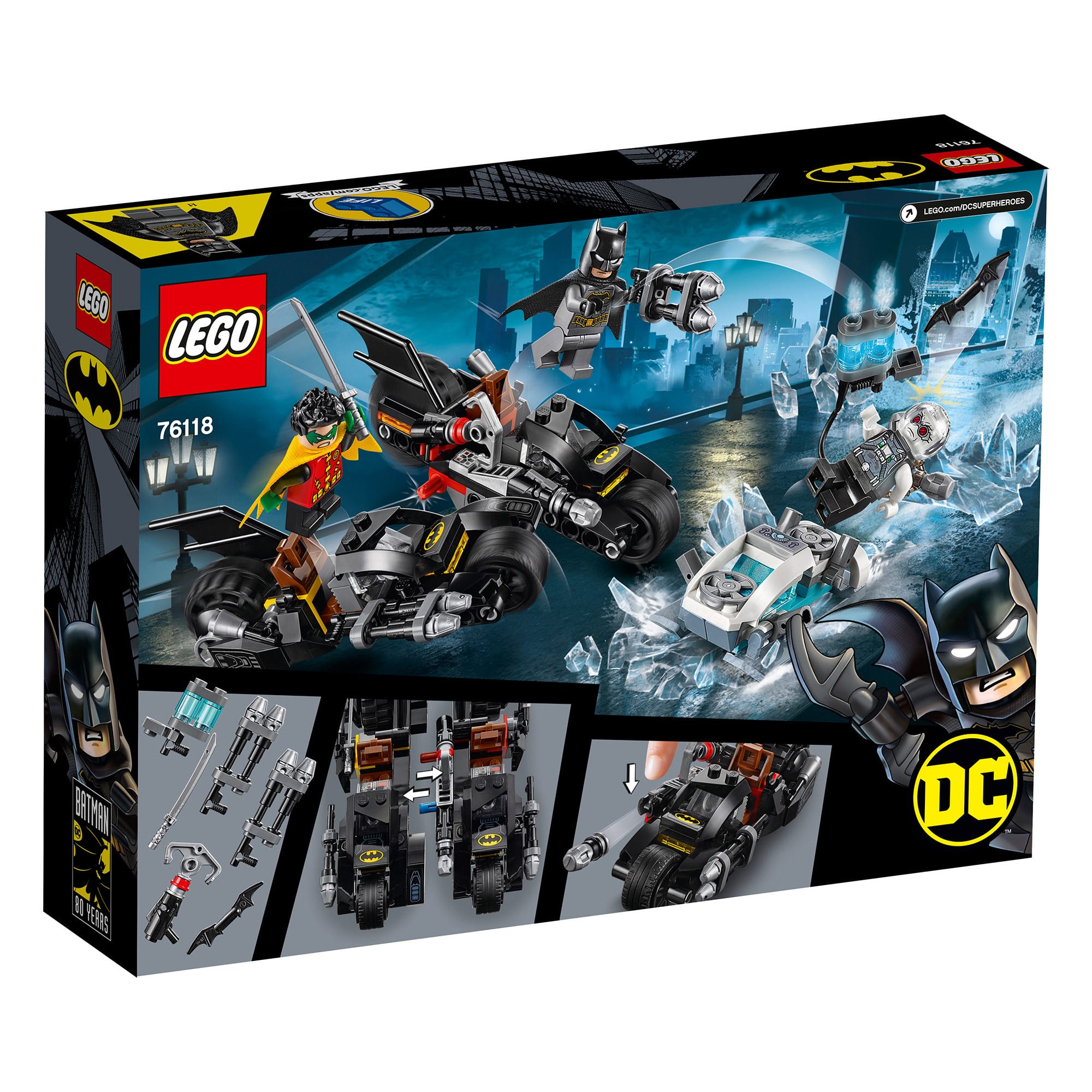 LEGO DC Batman - 76118 Mr Freeze Batcycle Battle